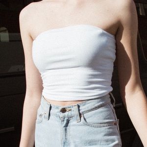 Brandy Melville White tube top